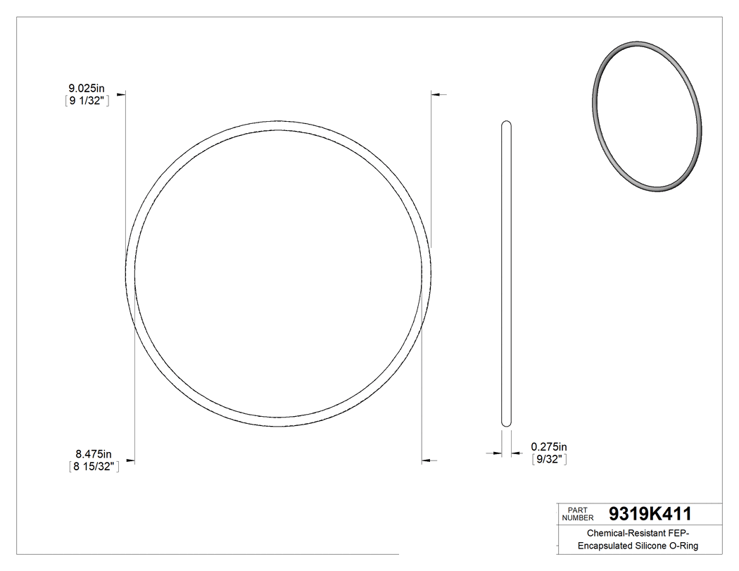 Technical drawing - 9319K411